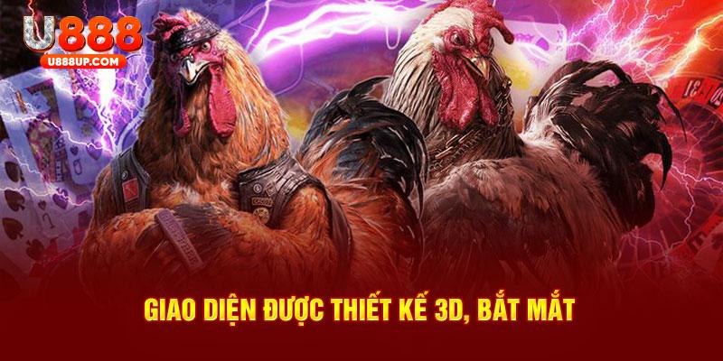 Giao diện được thiết kế 3D, trực quan, bắt mắt