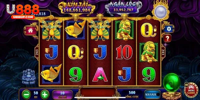 Nhiều biểu tượng hỗ trợ quay slots