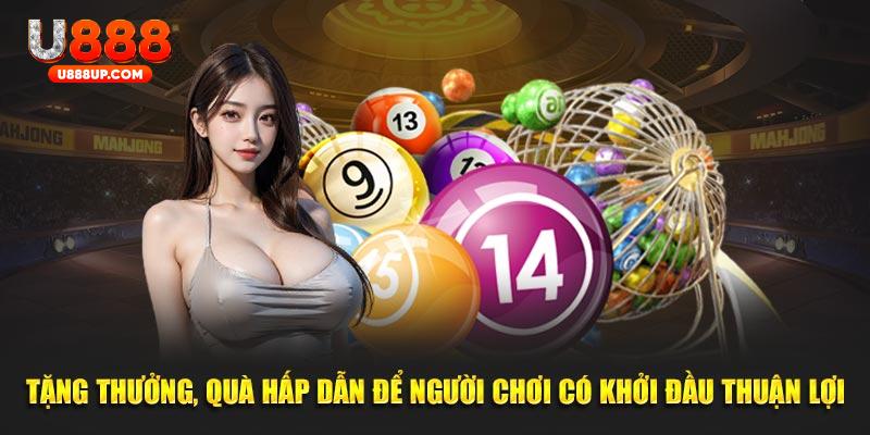 Tặng thưởng, quà hấp dẫn để người chơi có khởi đầu thuận lợi